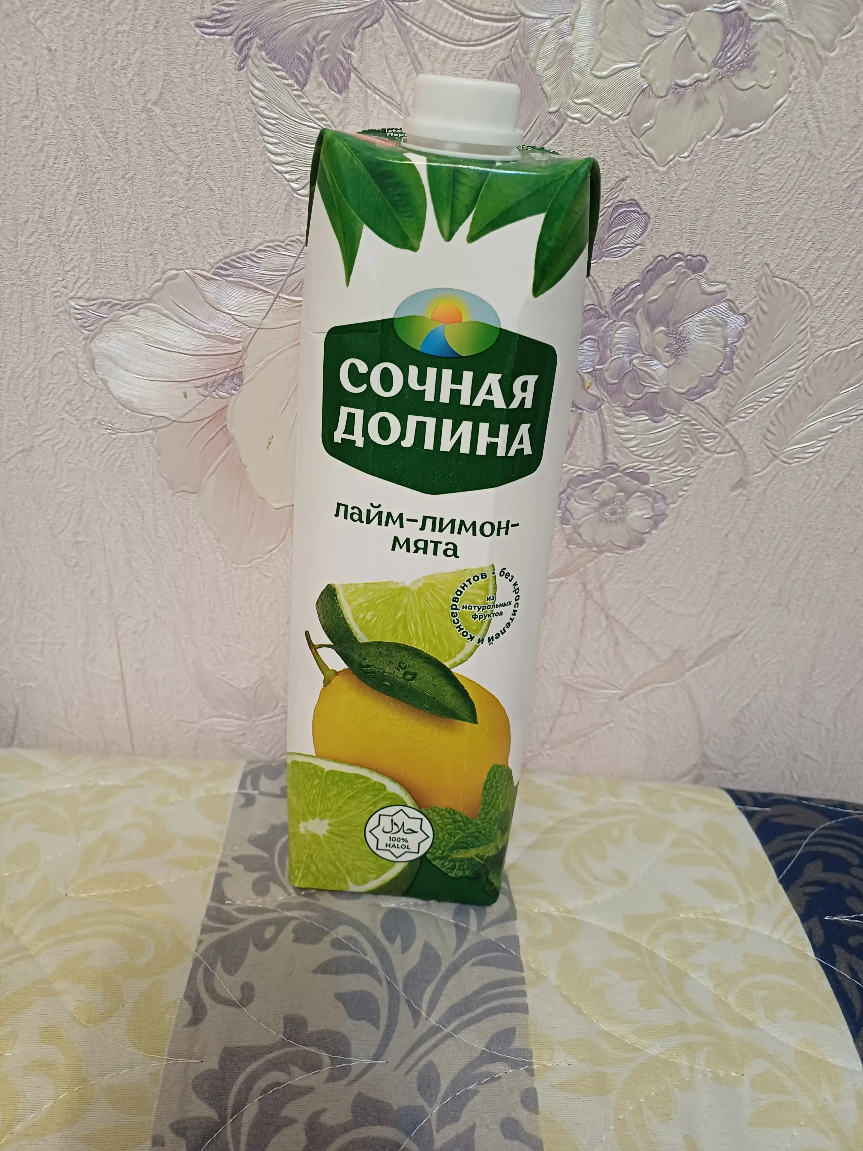 Сок Сочная Долина Лимон-лайм-мята, 1 л