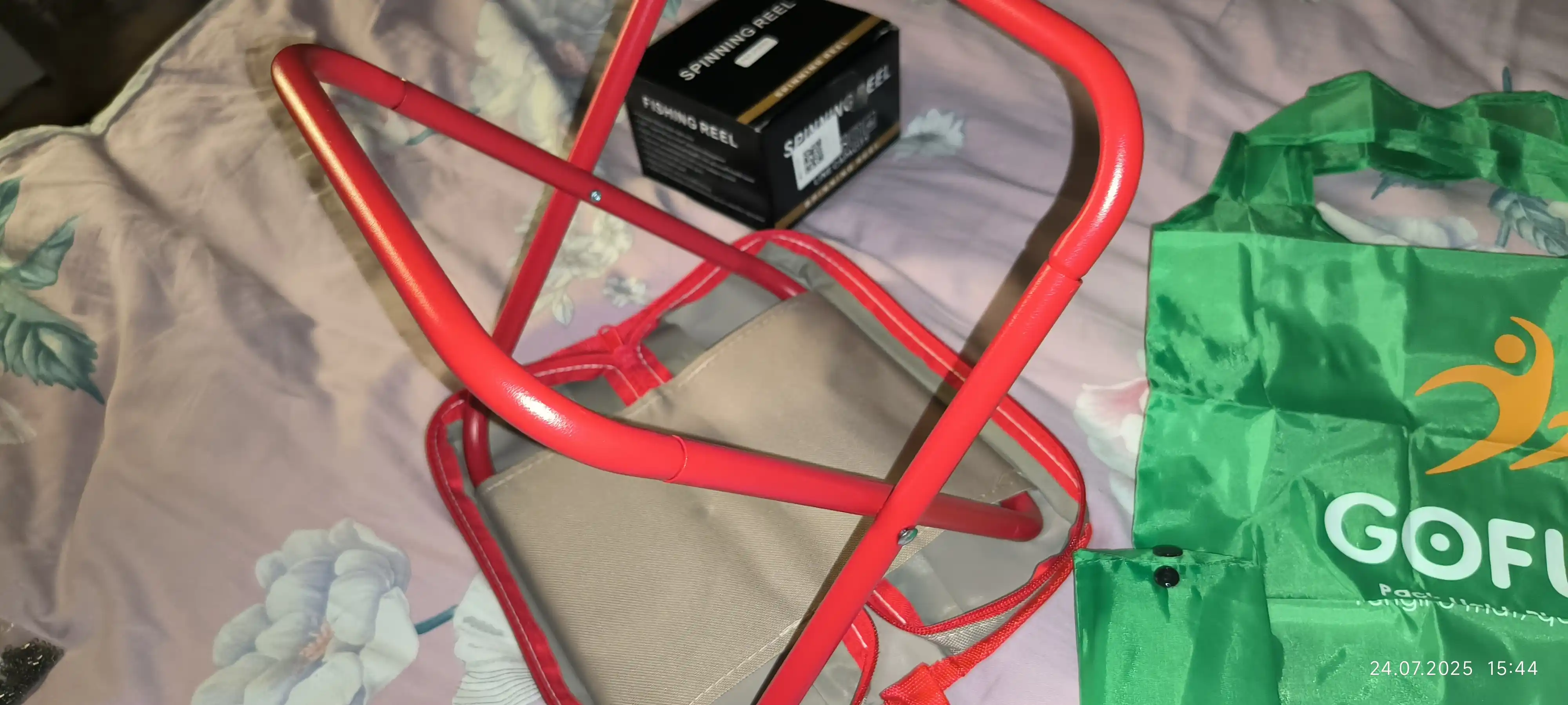 GOFUN kemping, baliq ovlash va dam olish uchun buklanadigan ixcham mini-stul, yengil, 4 xil rangda