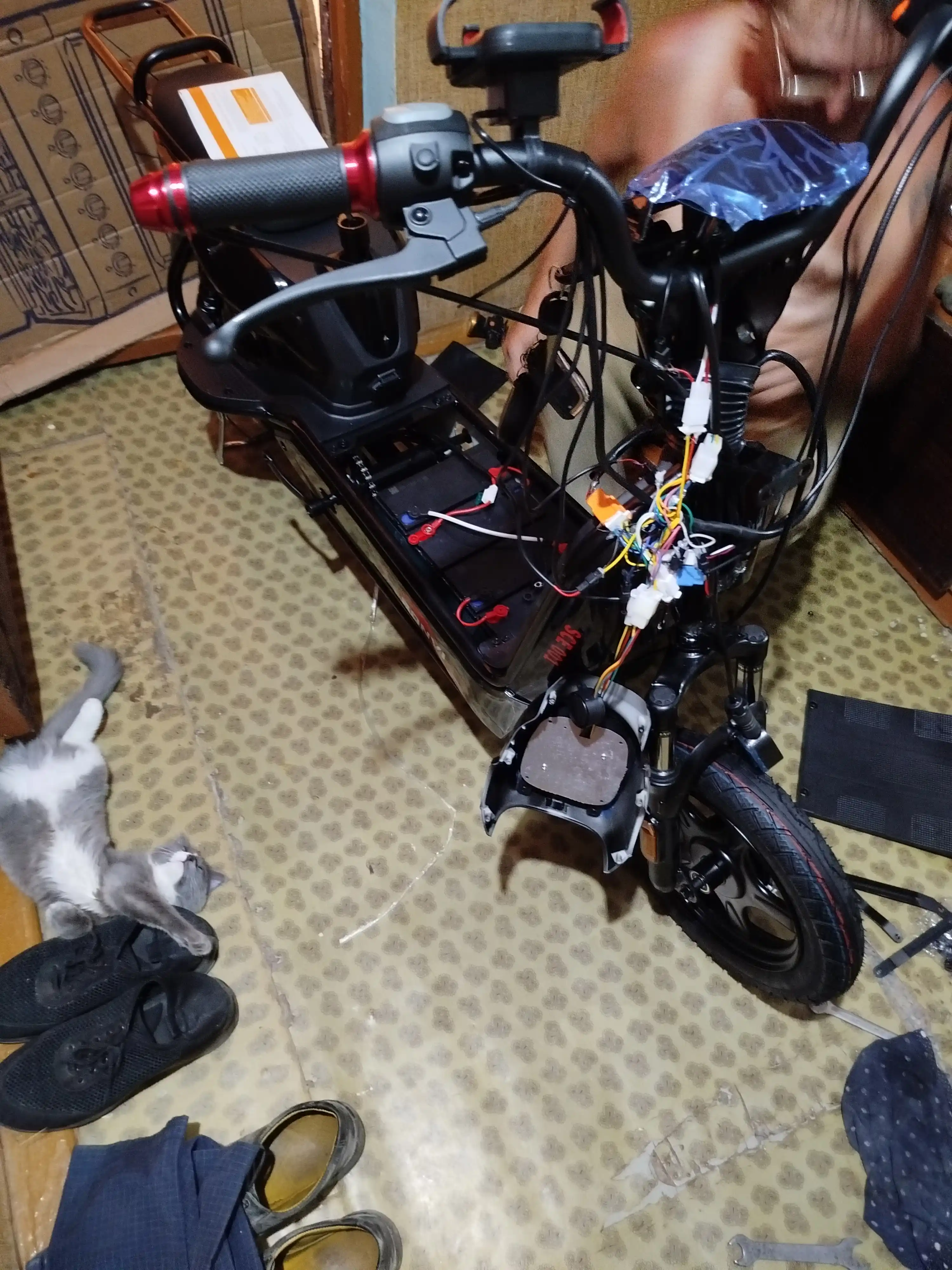 Электроскутер Drongo R14 с бонусом в комплекте