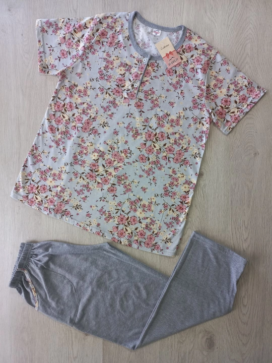 Uy kiyimi, pijama, kalta yengli
