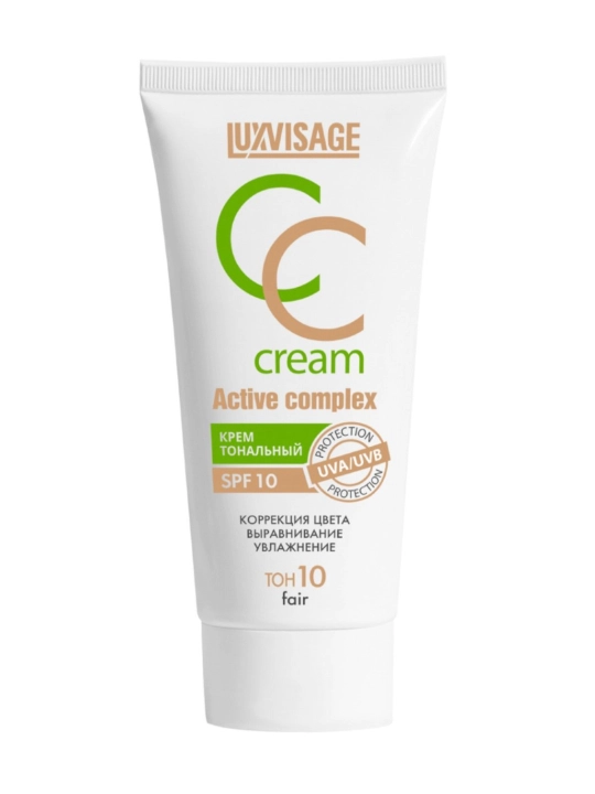 Tonal krem Luxvisage CC Active kompleks SPF10, 35 g