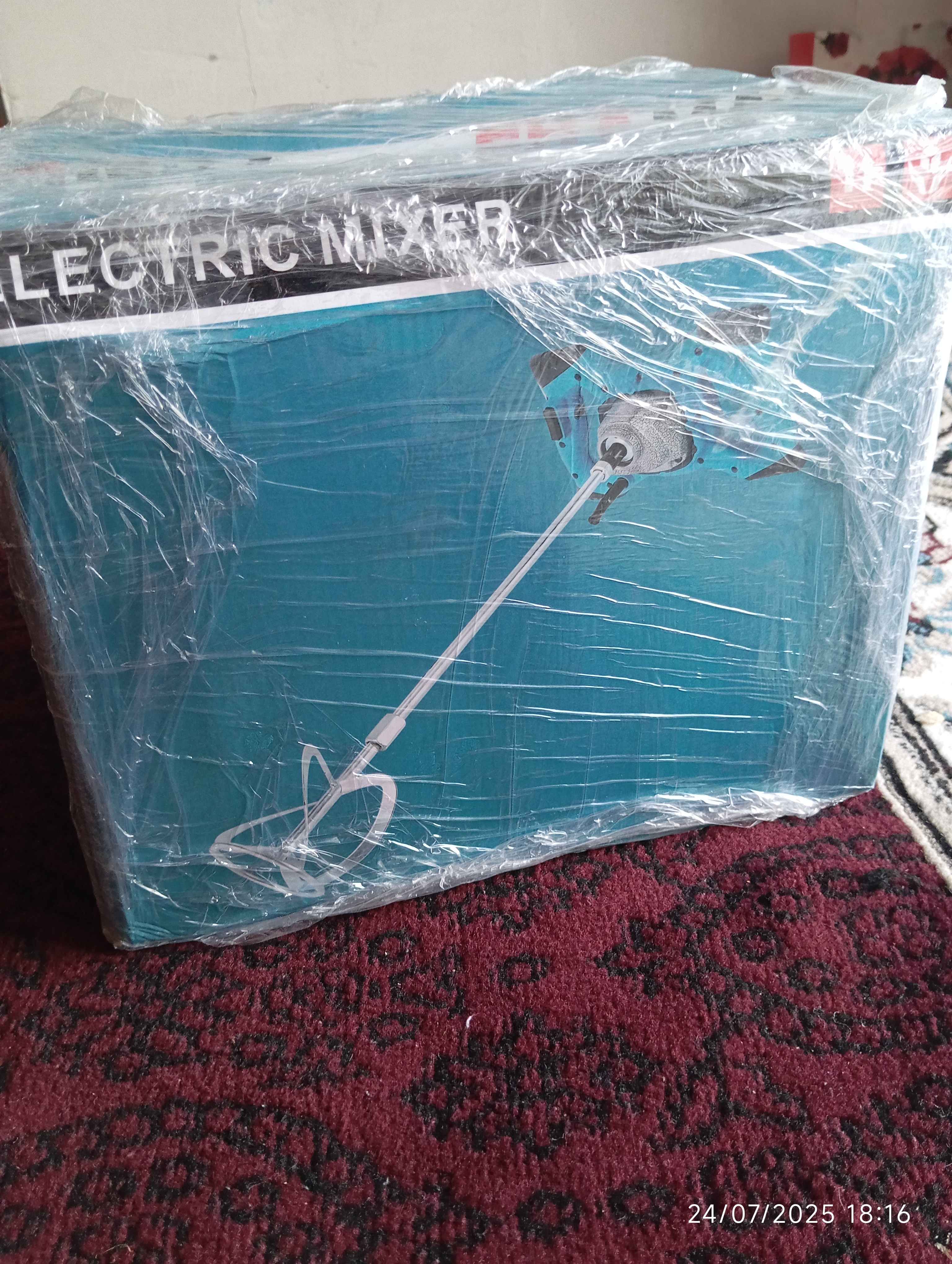 Qurilish mikseri elektr drell-mikser 2500Vt quvvatli M14 patron va venchik bilan