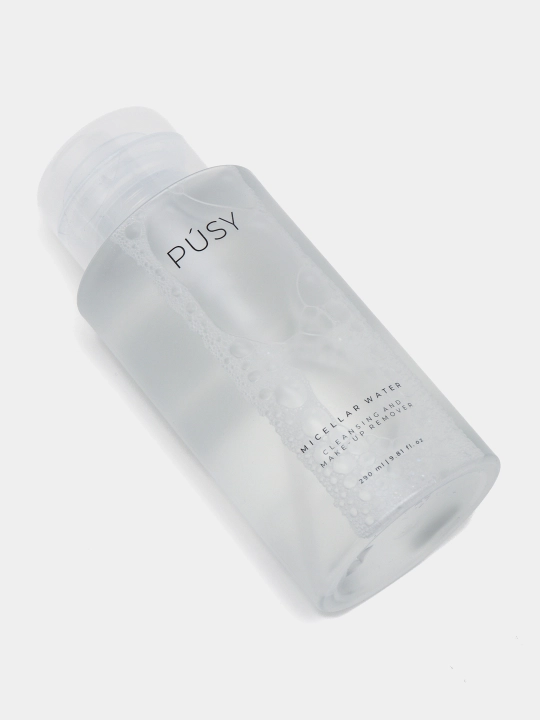 Мицеллярная вода "PUSY", для снятия макияжа, с розовой водой, 290 мл