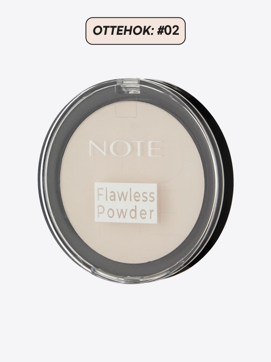 NOTE Flawless Powder matlashtiruvchi yuz upasi 10 g, makiyajni fiksatsiya, 01-03