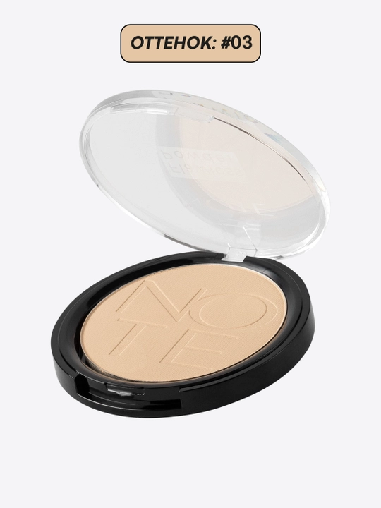 NOTE Flawless Powder matlashtiruvchi yuz upasi 10 g, makiyajni fiksatsiya, 01-03