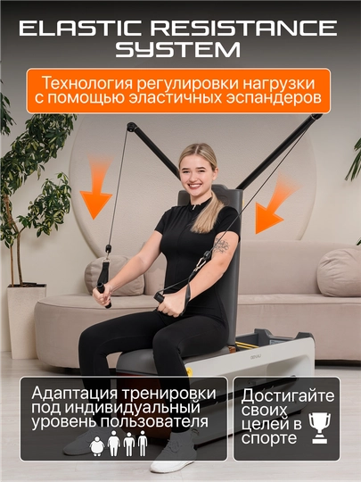 Тренажёр, мультифункциональная скамья Genau Free-Fit Bench Elephant Grey *FF1-01A