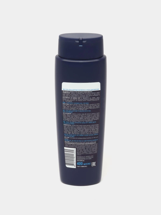 Soch va tana uchun "FOR MEN" dush geli, 400 ml, Belita