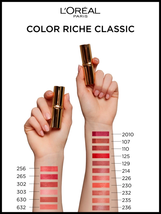 Помада для губ L'Oreal Paris Color Riche, тон 256 Игривый розовый