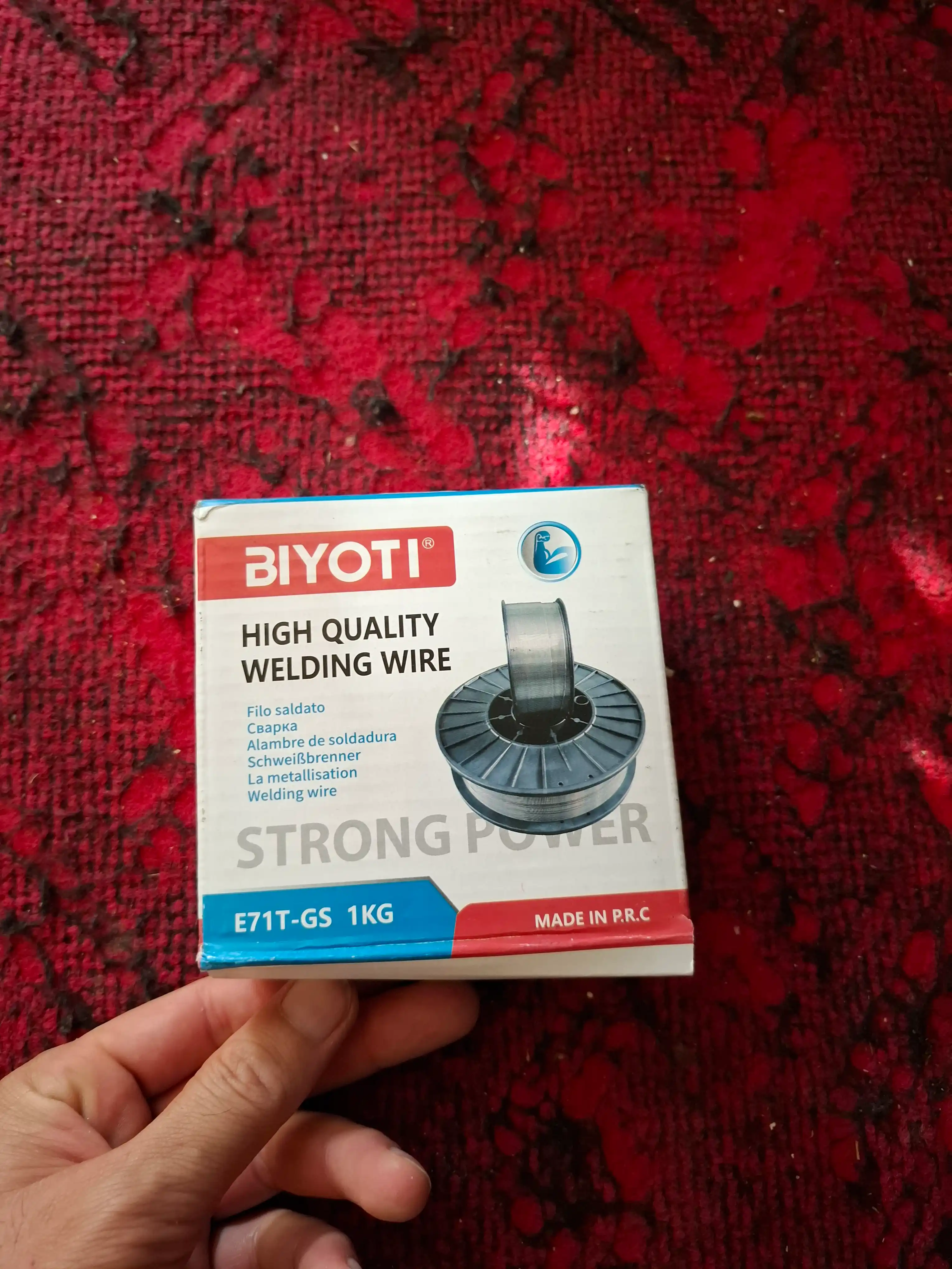 Payvandlash uchun kukunli sim, 1 kg, 0.8 mm, ART 166003