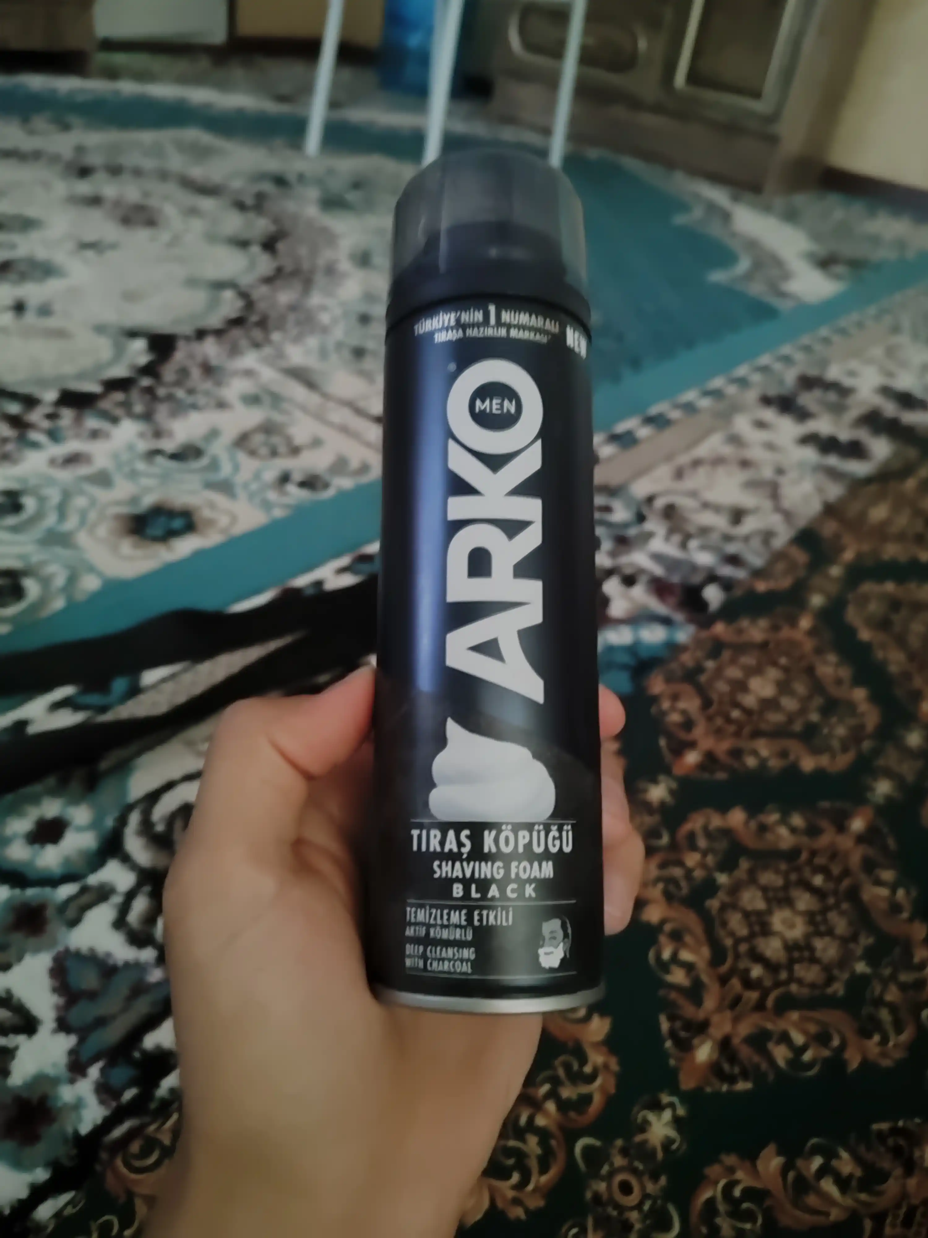 Пена для бритья Arko Black, 200 мл