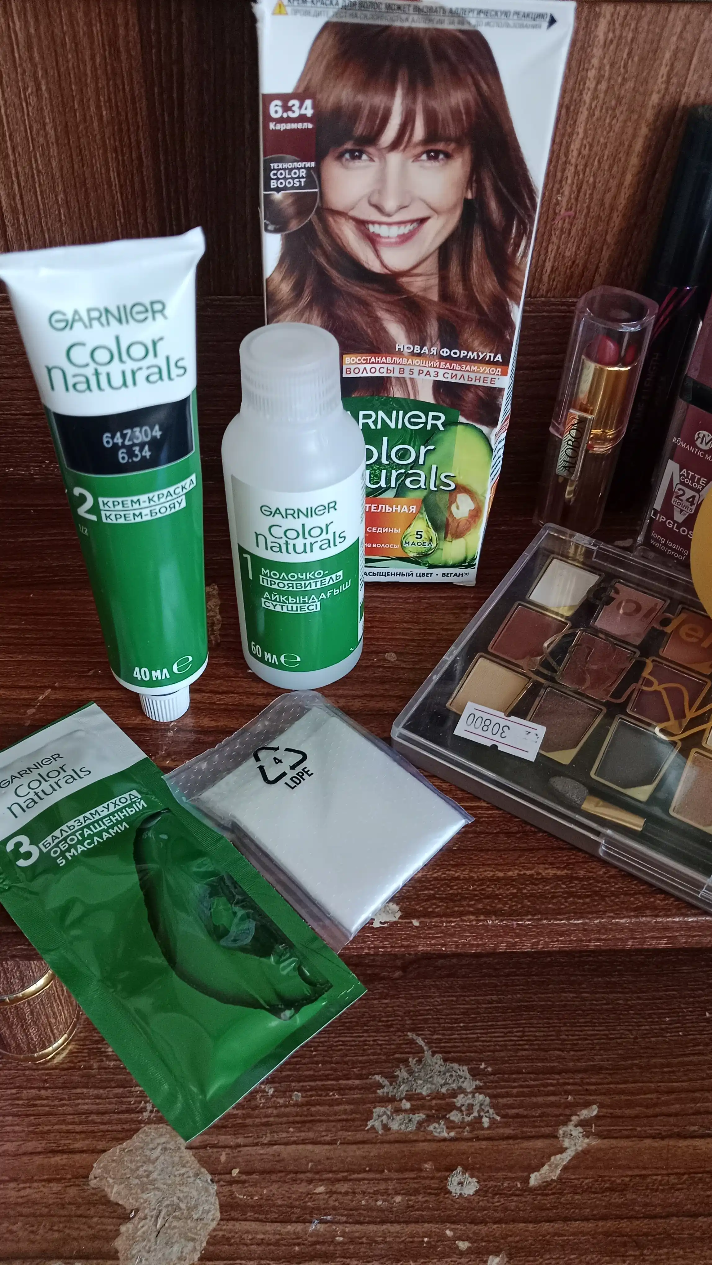 Краска для волос Garnier Color Naturals, тон 6.34 Карамель