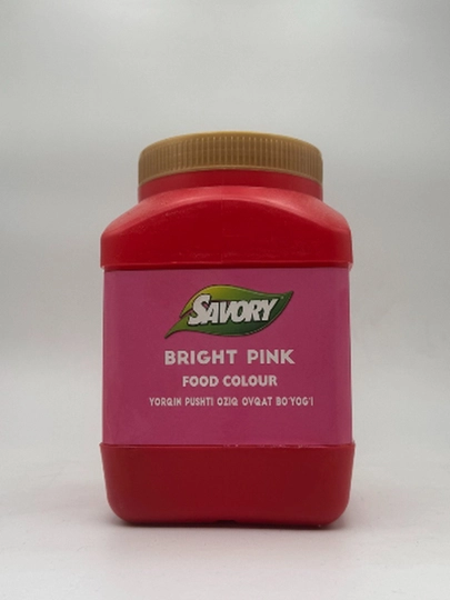 Пищевой краситель Savory, яркий розовый Bright Pink, 1 кг — SAVORY-OIUYTRF