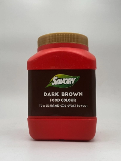 Пищевой краситель Savory, тёмно-коричневый, Dark Brown, 1 кг — SAVORY-9685741