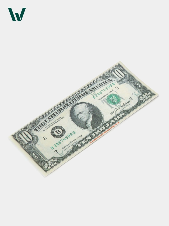 Sovg'a va moliyaviy savodxonlik uchun esdalik pullar, $10, $20, $50, $100