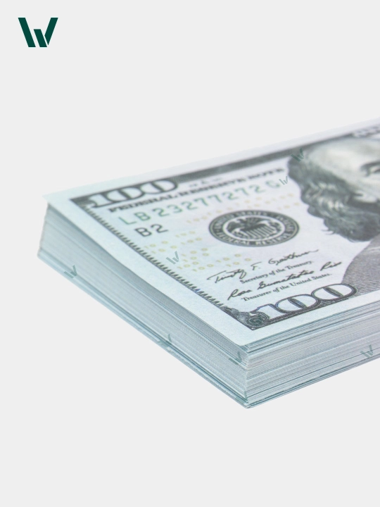 Sovg'a va moliyaviy savodxonlik uchun esdalik pullar, $10, $20, $50, $100
