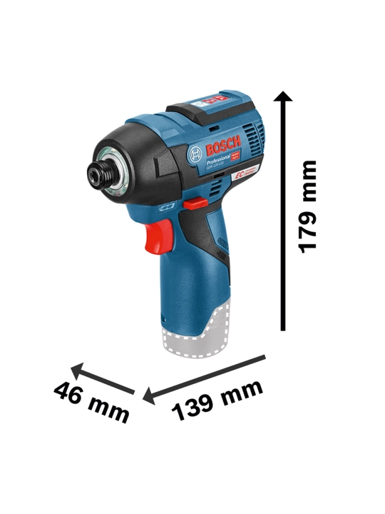 Cho'tkasiz simsiz zarba drayveri Bosch GDR 12V-110 Professional (06019E0005)
