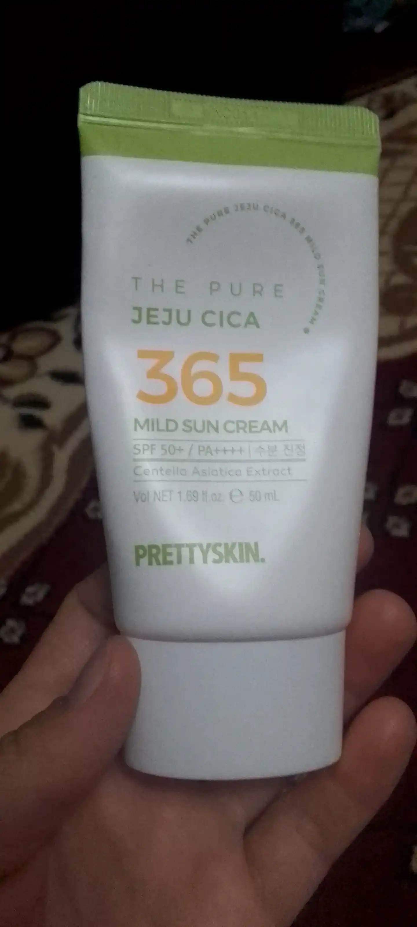 SPF krem quyoshdan himoyalovchi Pretty Skin Jeju Cica 50+, PA++++, 50 ml