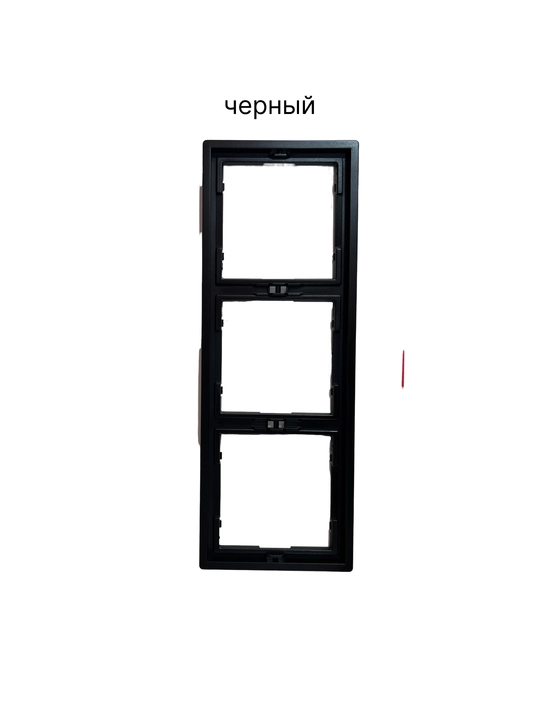 Рамка 1-5 постовая PRIME Venus белая, черная, серая, модульная, для выключателей и розеток - 