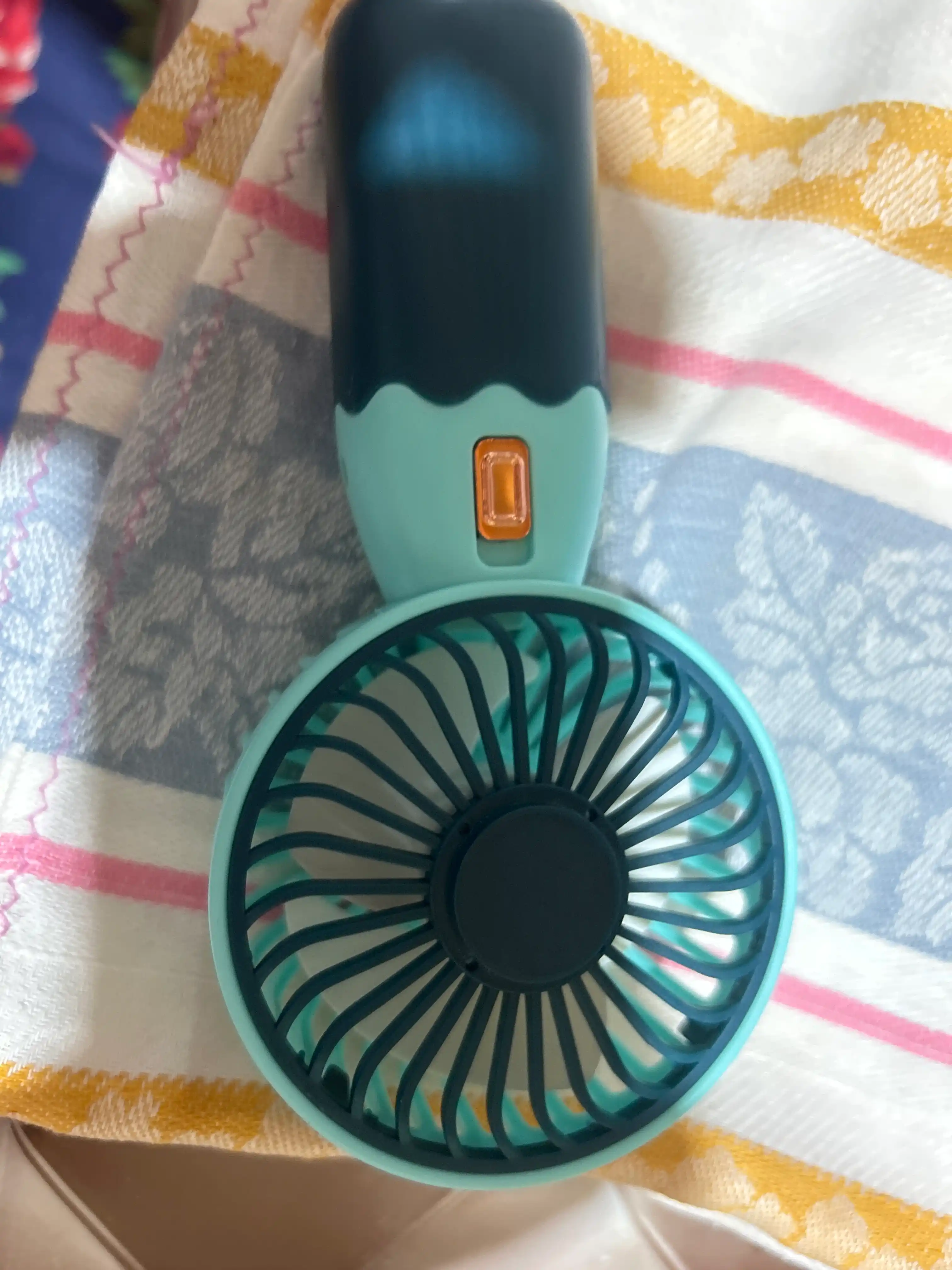 Mini ventilyator, portativ, qo'lda, ixcham, USB zaryadlash