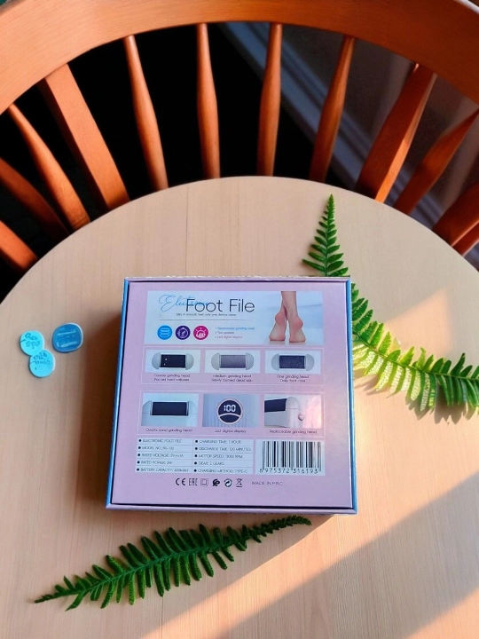 To'piqlardagi kalluslarni olib tashlash uchun Babyverse RS-100 elektr pemza toshi