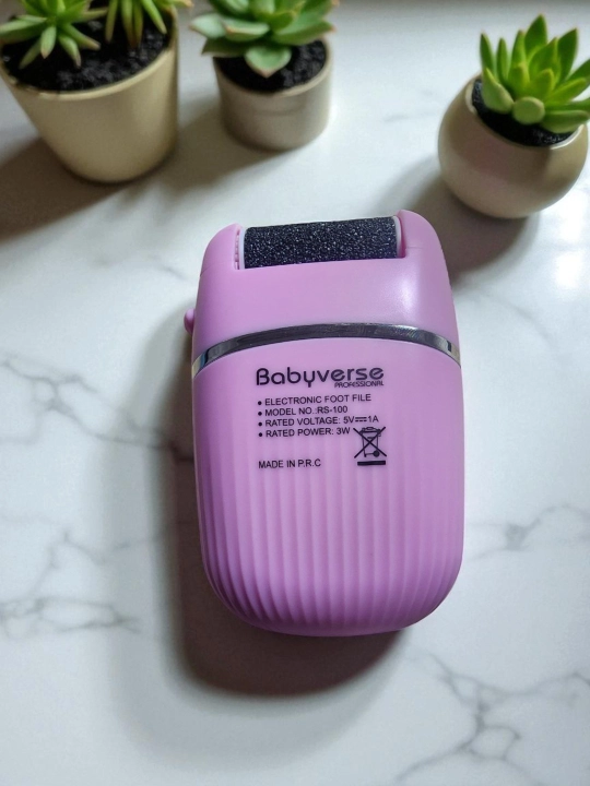 To'piqlardagi kalluslarni olib tashlash uchun Babyverse RS-100 elektr pemza toshi
