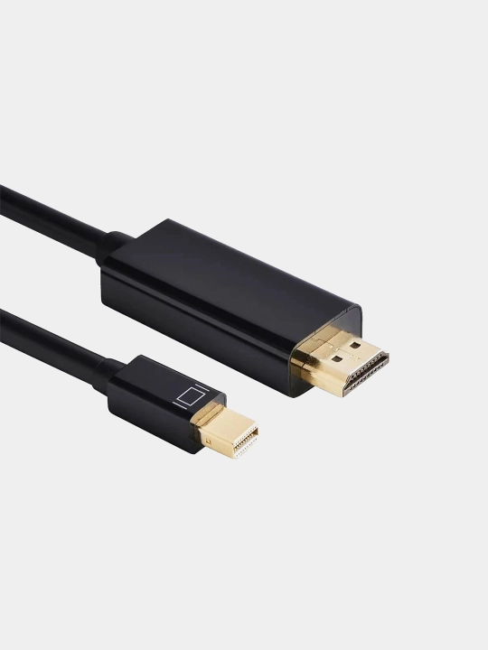 Kompyuter kabeli Mini-DisplayPort-HDMI 1,5 m, qora