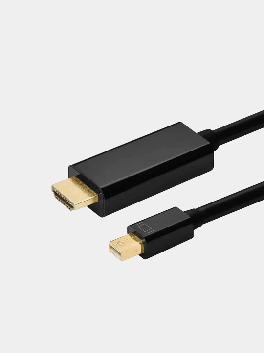 Kompyuter kabeli Mini-DisplayPort-HDMI 1,5 m, qora - 