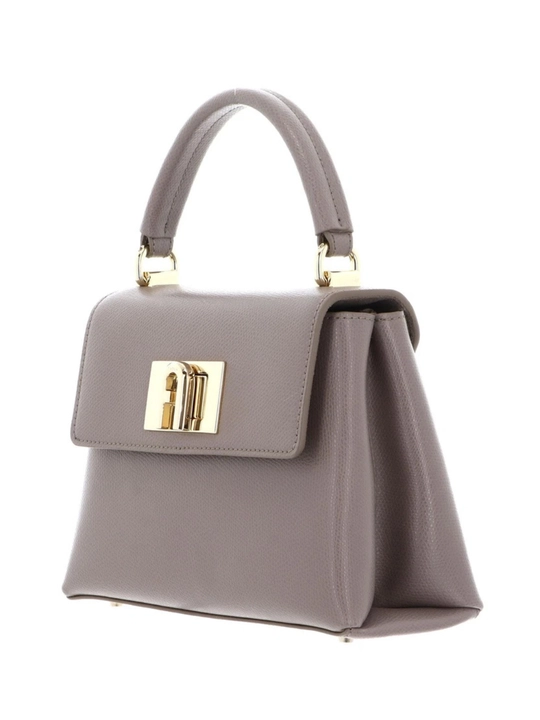 Sumka Furla 1927 mini top handle stucco gray