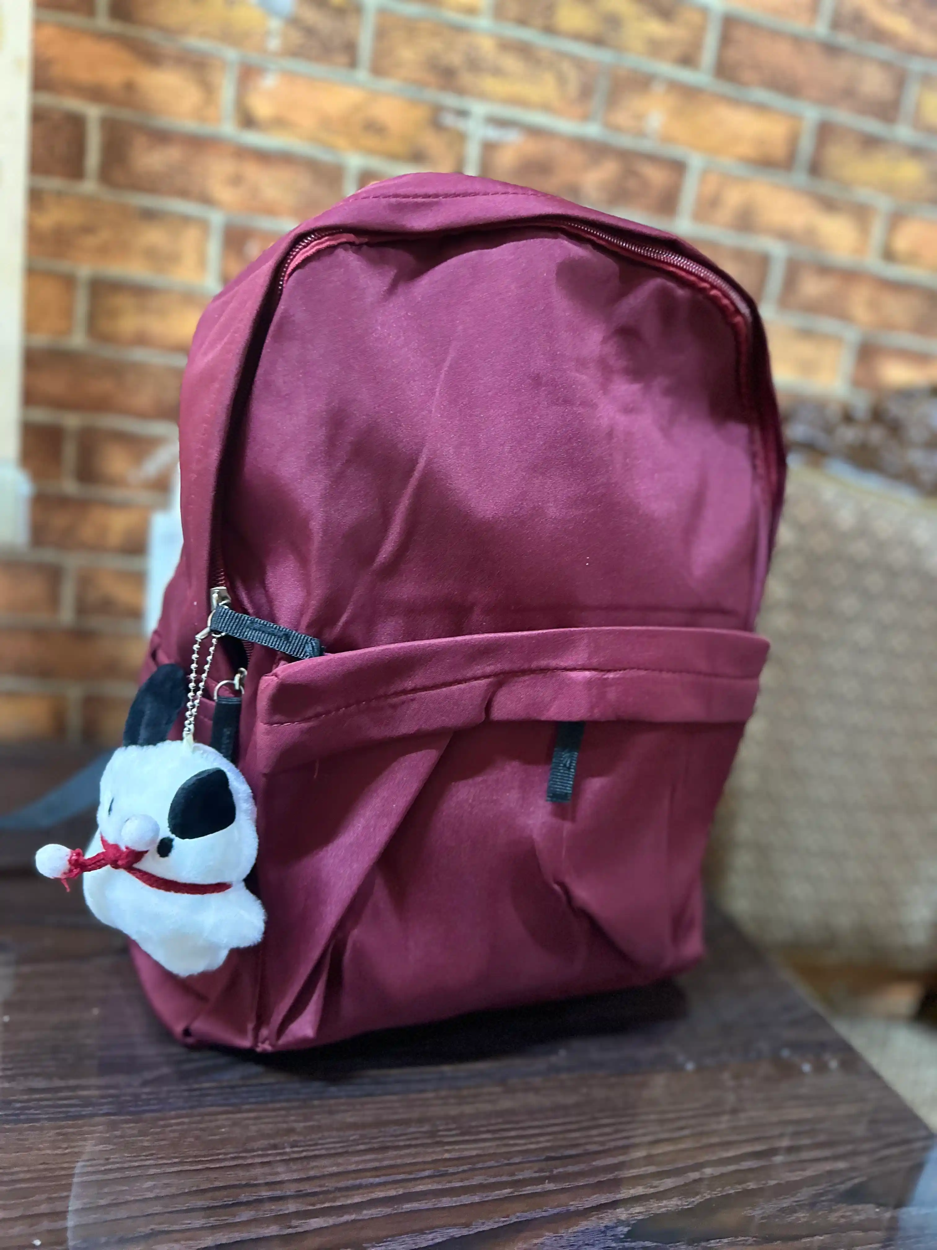 Erkaklar va ayollar uchun ryukzaklar, unisex, brelokli universal