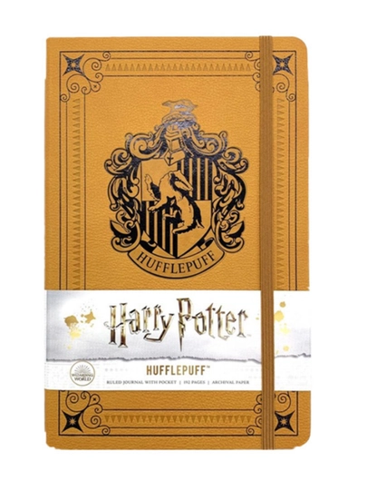 Блокнот A5, Harry Potter, 96 листов, в ретро-стиле, с твёрдой обложкой из экокожи, тетрадь — KANSTUZ-SEZ5-ГОРЧИЧ