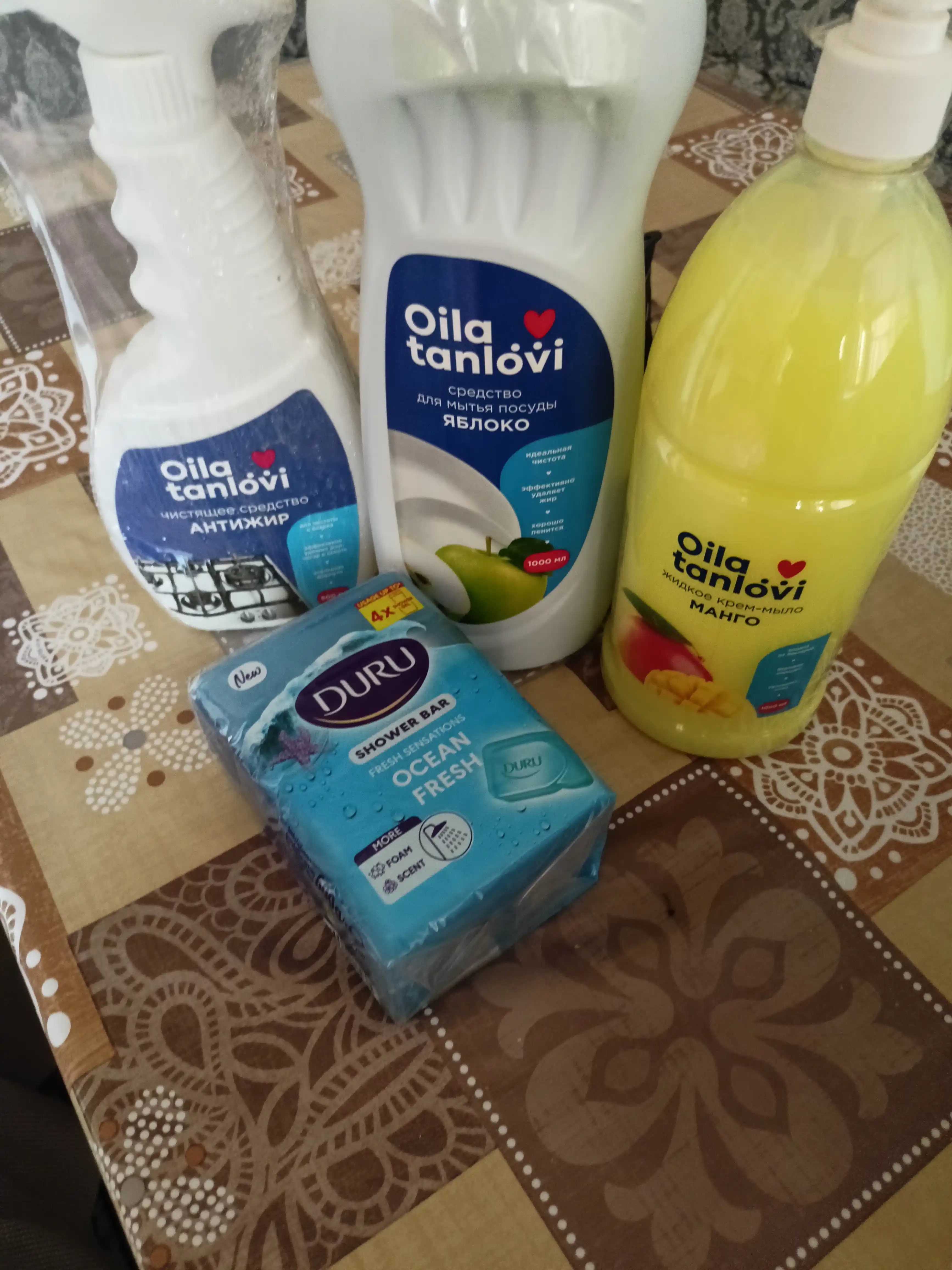Dush sovuni Duru, okeanning yengilligi, 4ta 150 grdan