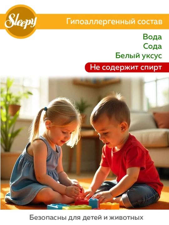Sleepy xushbo‘y hidli sirkali nam salfetkalar, tozalash uchun nam salfetkalar, 100 dona