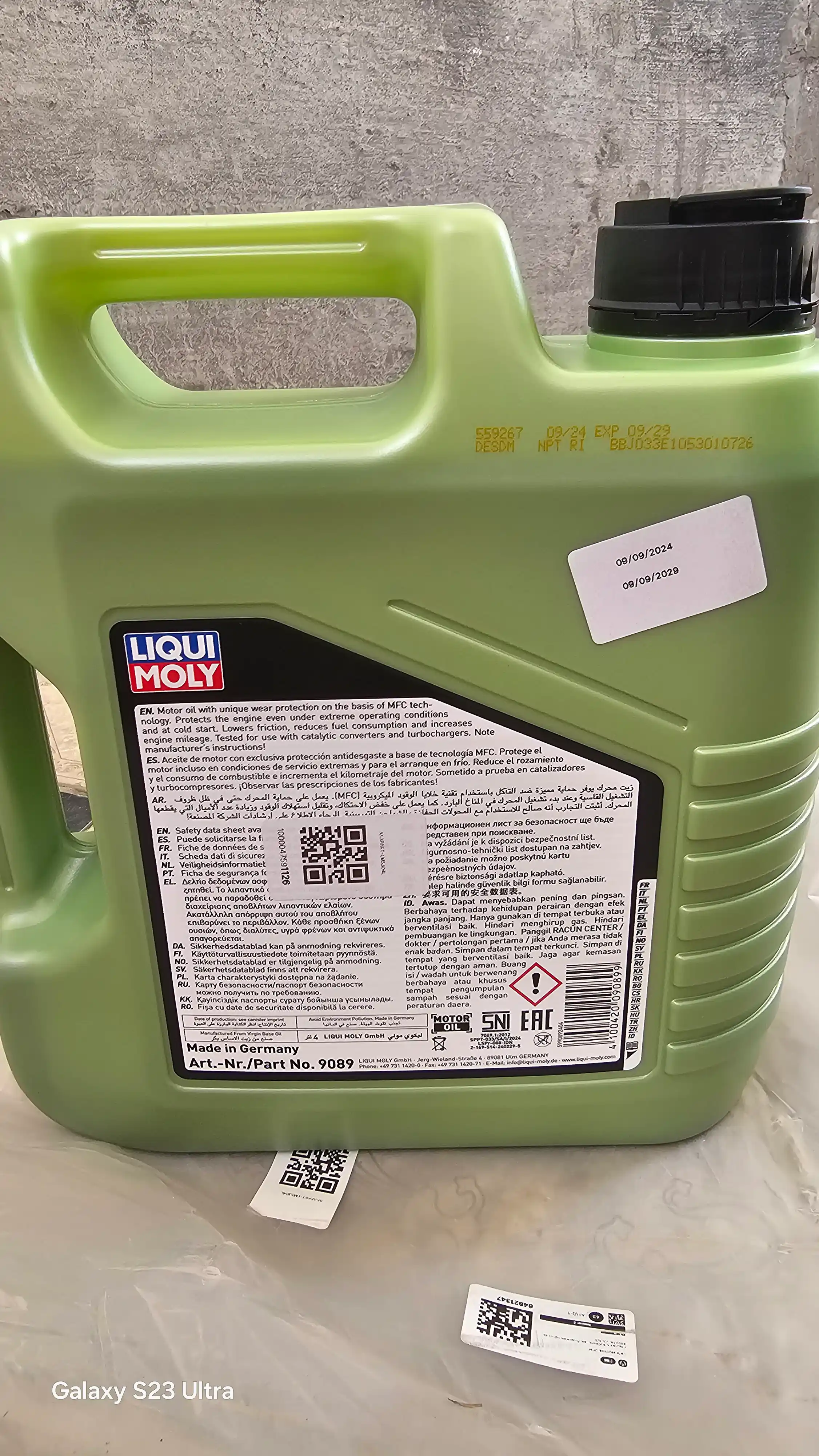 Dvigatel moyi  MOLY MOLYGEN 5W30, 4 litr