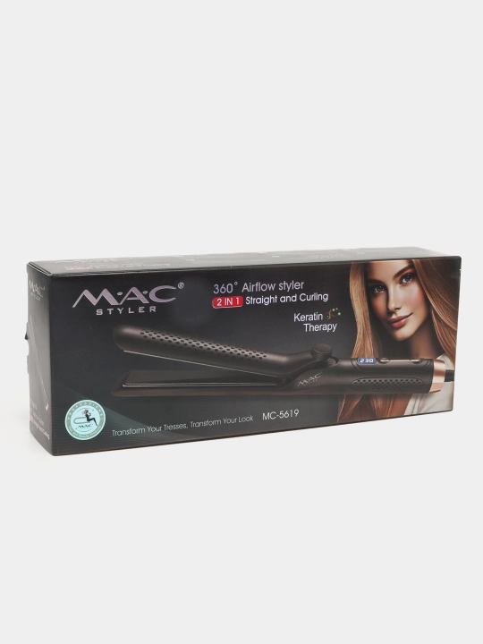 MAC STYLER professional soch uchun dazmol, soch tekislagich