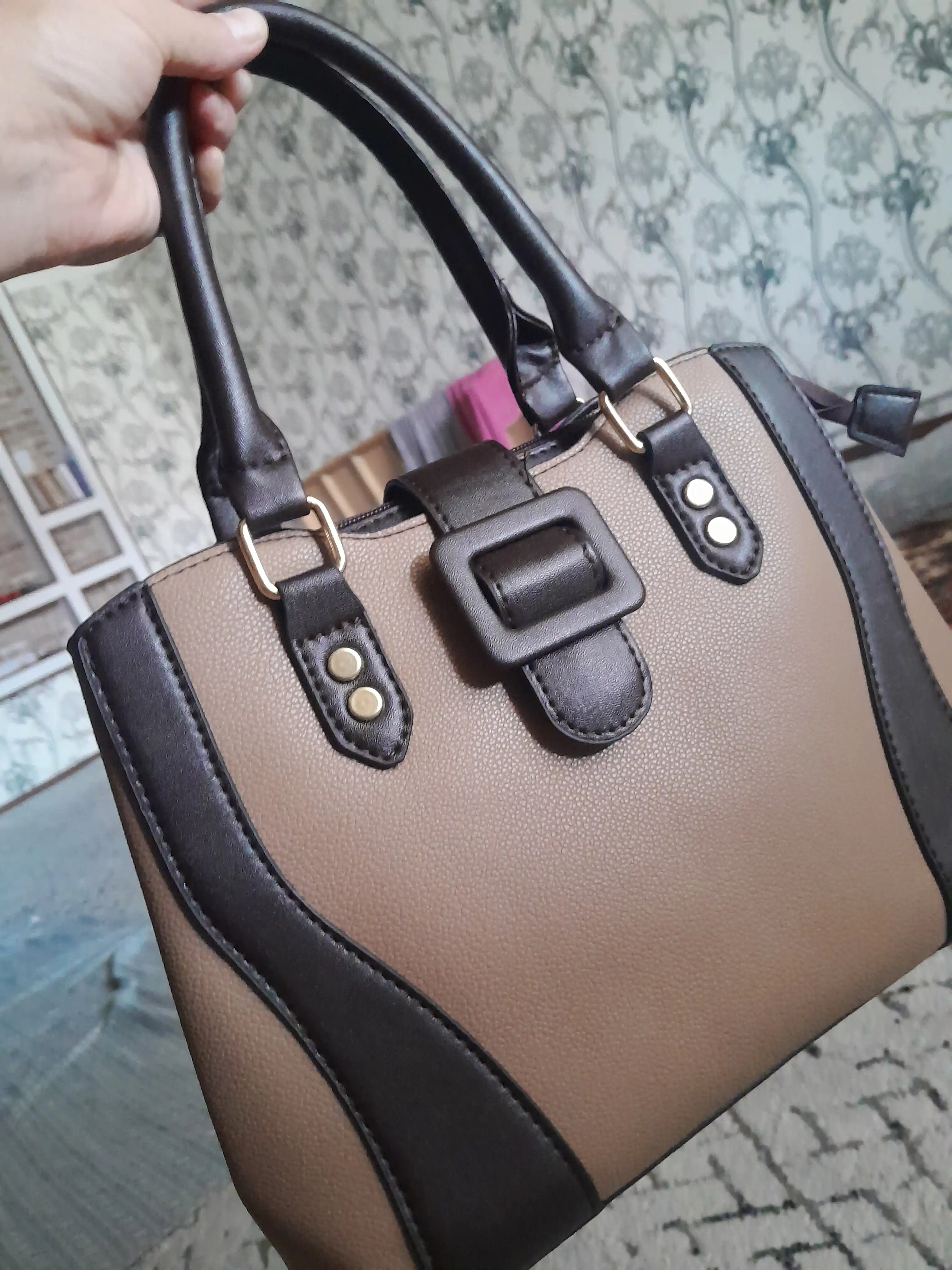 Ayollar sumkasi, 2 tasi 1 da, ekocharm to'plam