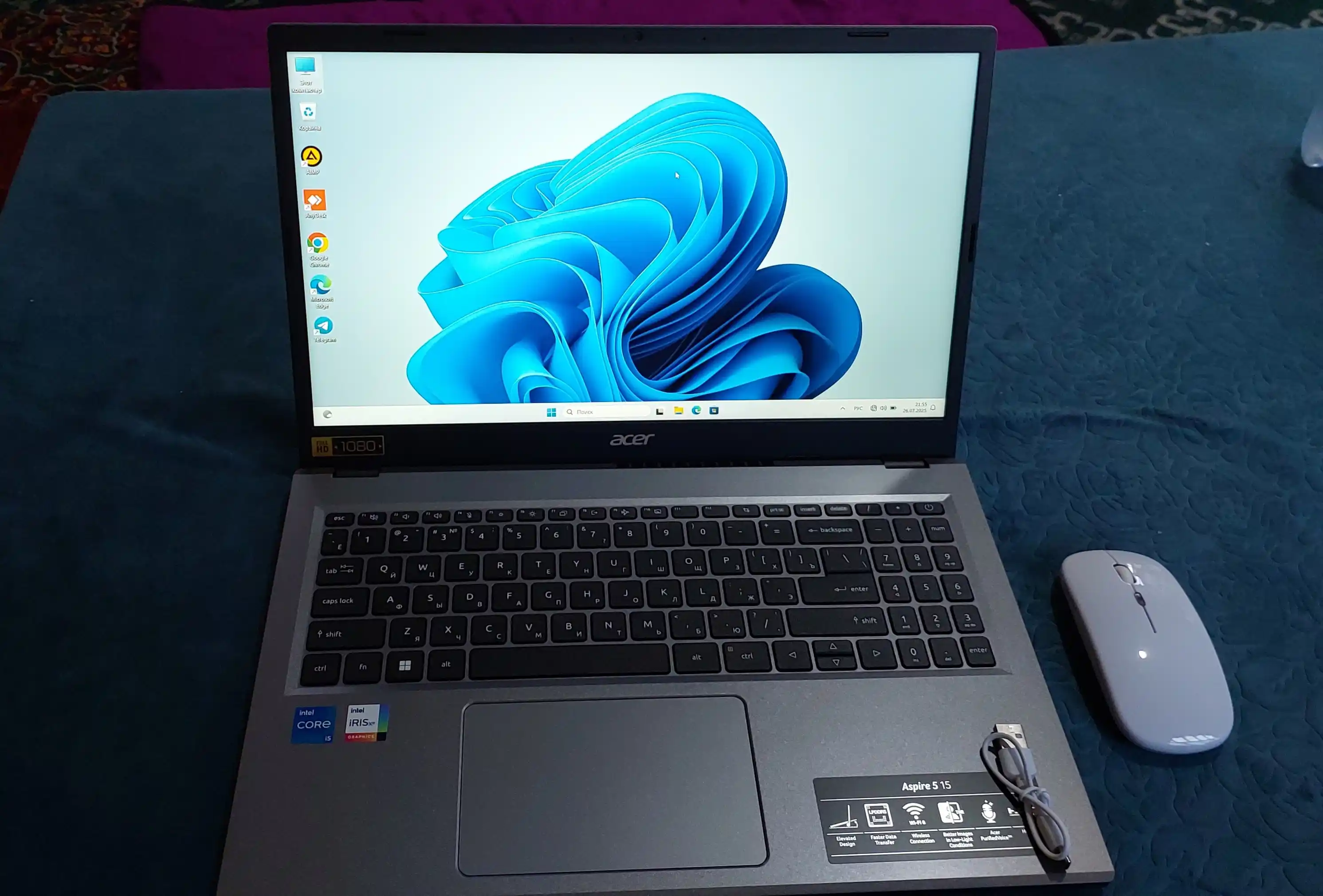 Ноутбук Acer Aspire 3 A325-53 Core I5-1334U/ DDR4 16GB/ SSD 512GB/ 15.6 IPS / Win11