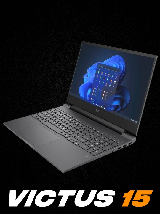 HP Victus 15/15,6" FHD IPS 144Гц/ AMD Ryzen 9-8945HS / DDR5 16ГБ / SSD 512ГБ / RTX4060 8ГБ