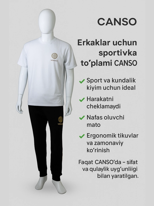 Ikki qismli erkaklar kostyumi - klassika va qulaylik - 