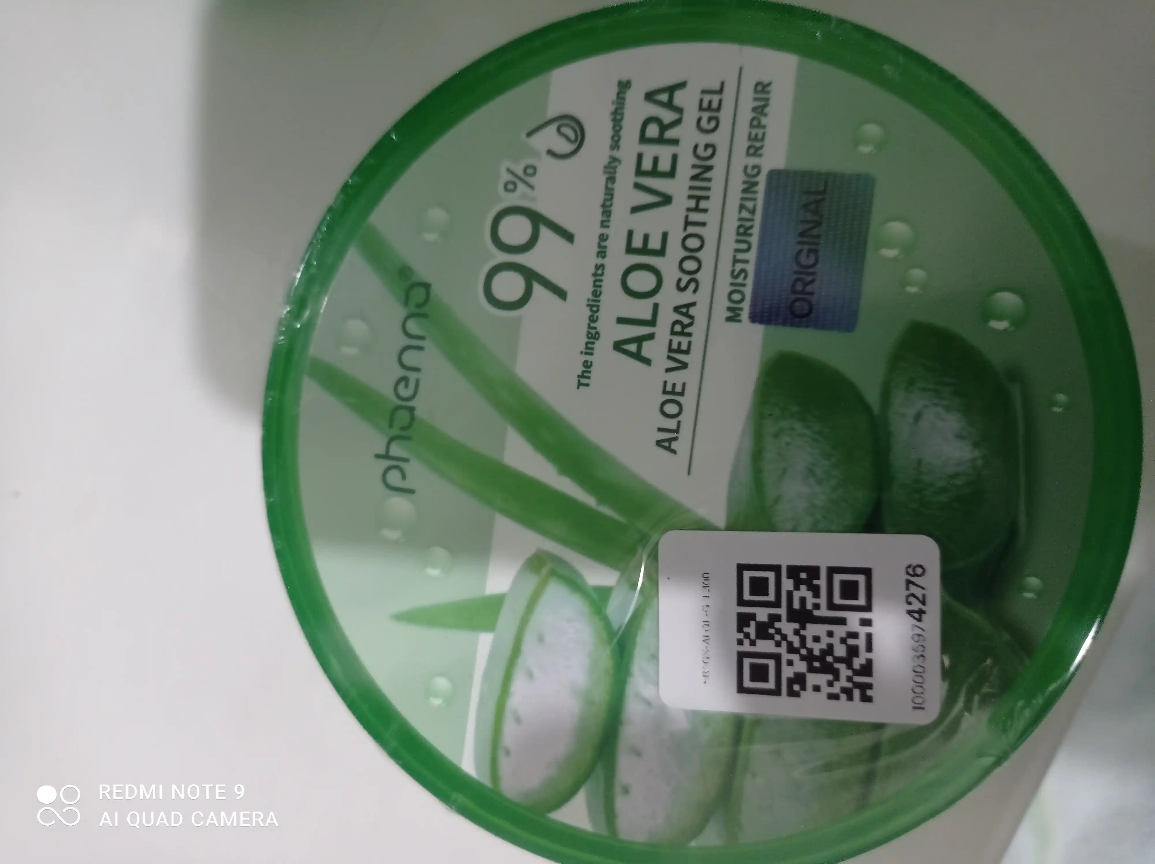 Yuz va tana uchun Aloe Vera, aloe bilan namlantiruvchi gel, 99% tiklovchi gel, 100 ml