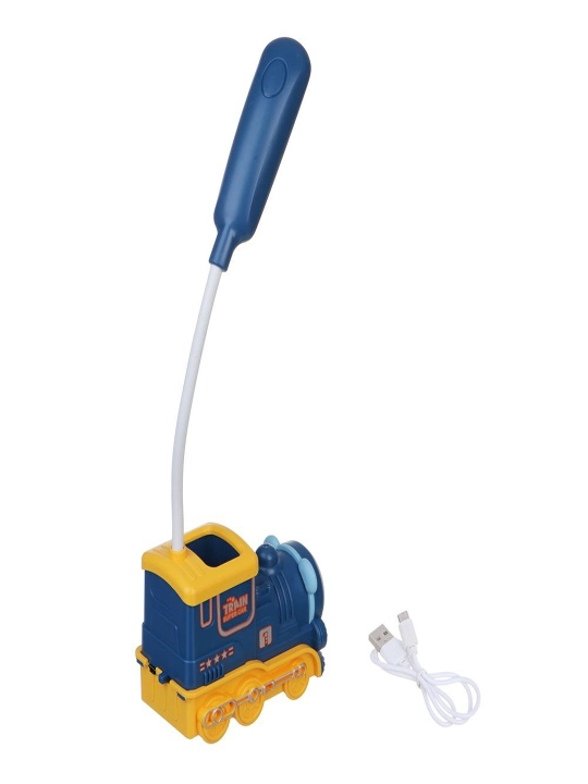 Stol usti lampa va telefon uchun ushlagich, led chiroq parovozcha, 2 tasi 1 da, USB bilan