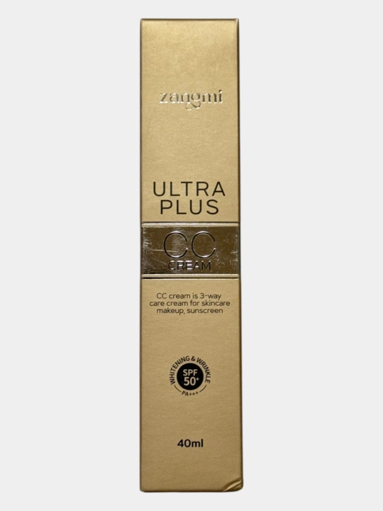 CC krem, tonlama, quyoshdan himoya qiluvchi SPF 50, PA+++, Zangmi Ultra Plus, 40 ml