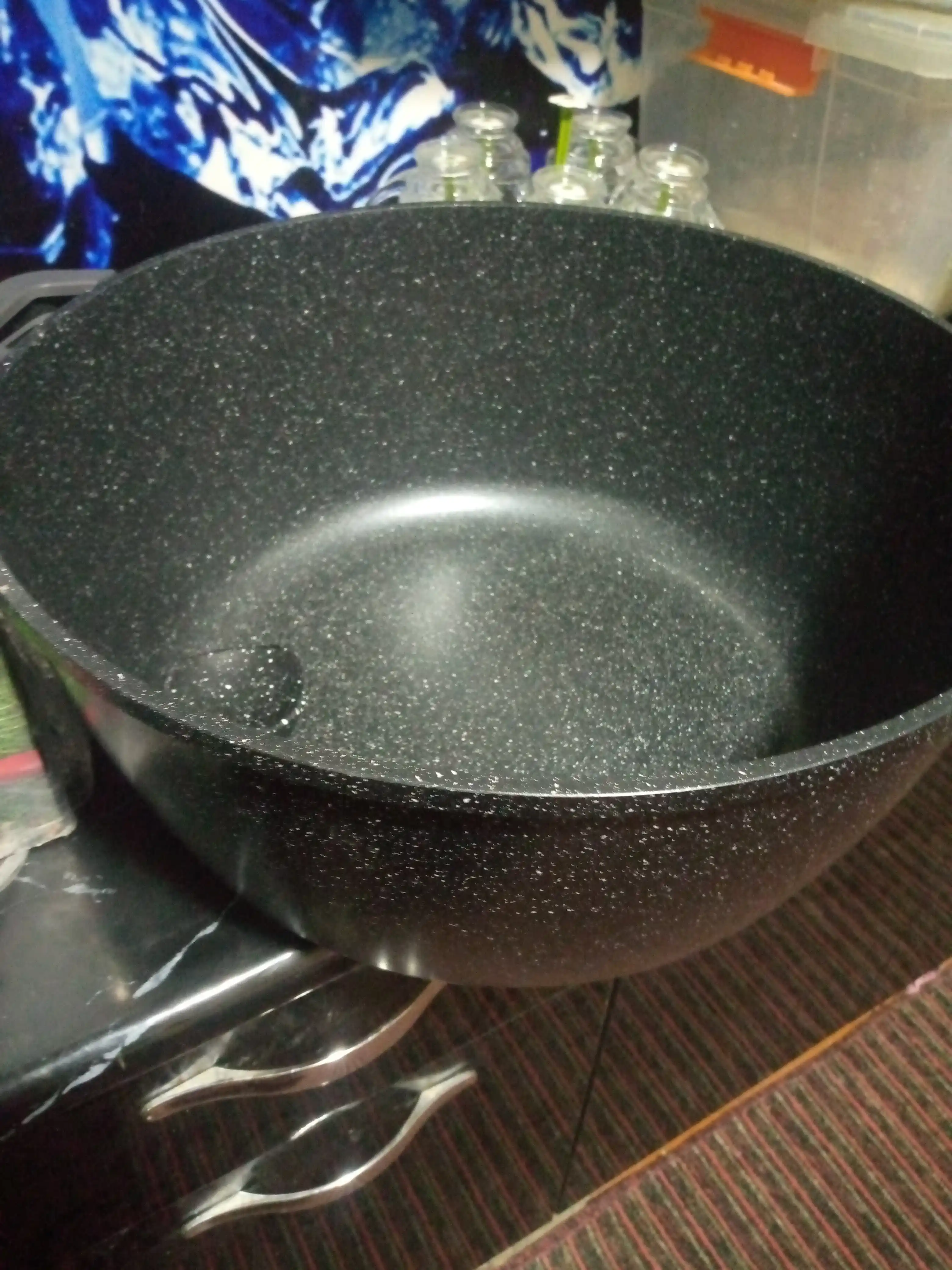 Granit tagiolmaydigan shisha qopqoqli, qozon CULICHEF