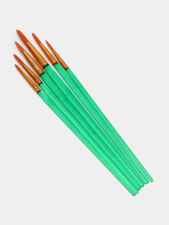 Tabiiy cho'tkalar to'plami Belka, 6 dona, 1, 2, 3, 4, 5, 6, Camis-C NB-760