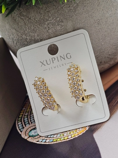 Серьги для девушек и женщин — 1001PRT-XUPINGN-БРОНЗ