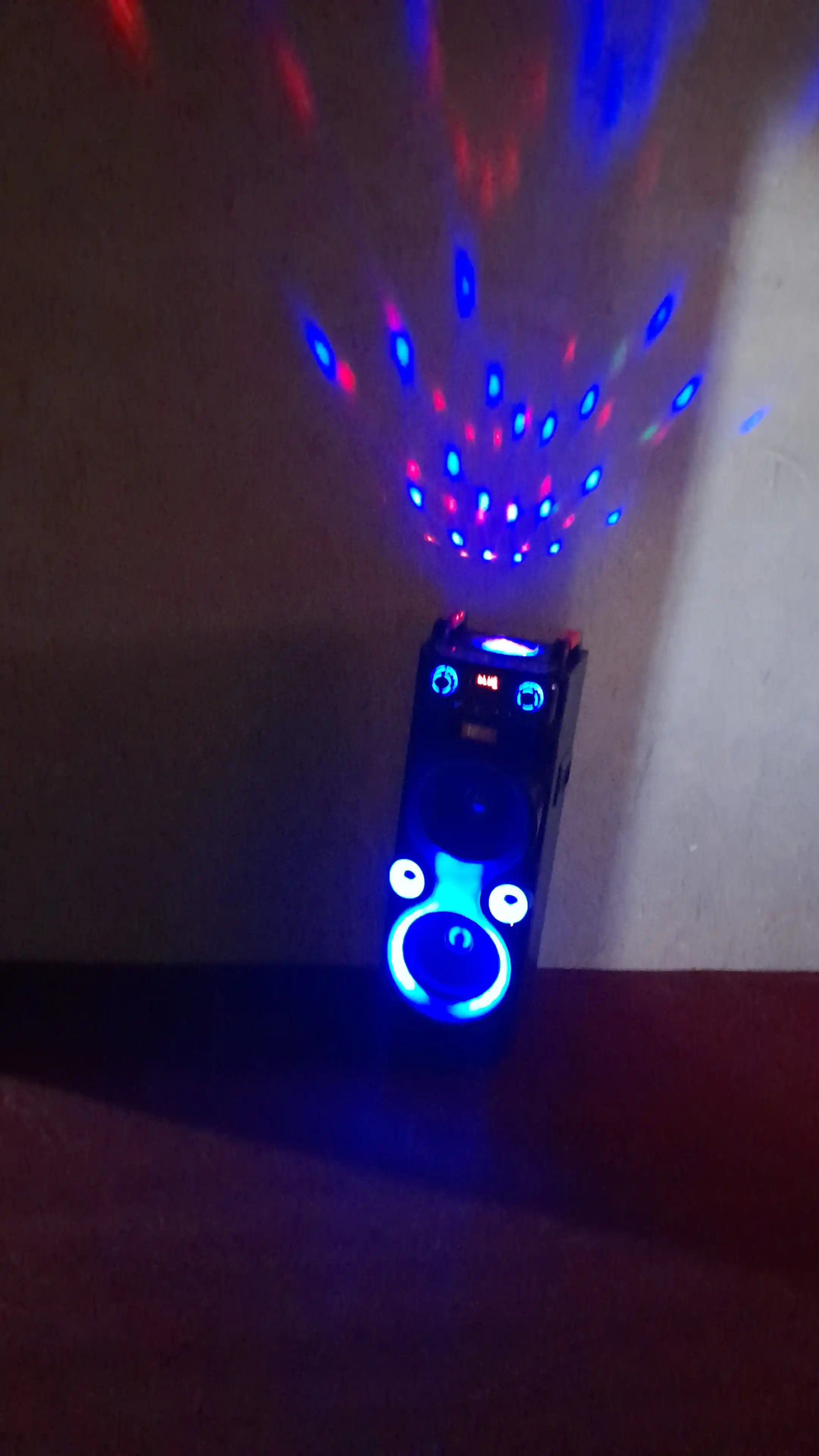 Portativ simsiz kolonka NDR 1100 va JQS 9033, RGB yoritgichli, karaoke, Bluetooth