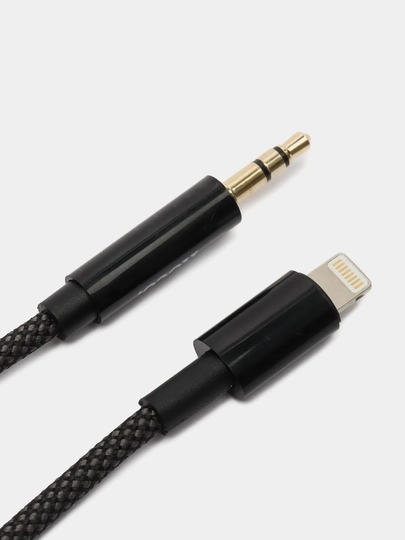 Audio adapter Cable Type-C to 3.5 AUX, Lighting to AUX
