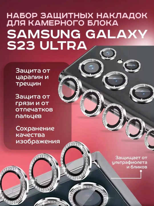 Защитное стекло для камер Samsung и iPhone