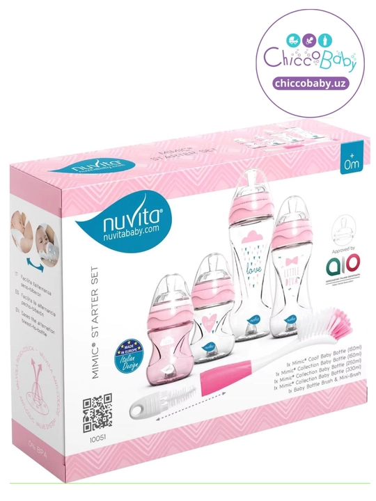 Nuvita Mimic – Butilka to‘plami chaqaloqlar uchun - 