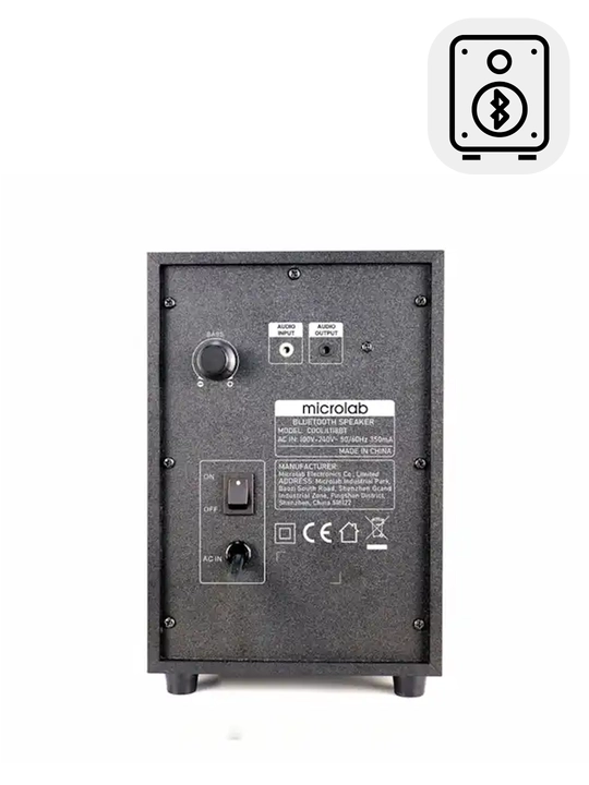 Sambufer Microlab COOUL118BT / 2.1 / 11 Вт RMS (2×3 Вт + 5 Вт) / Bluetooth/AUX/MDF korpus