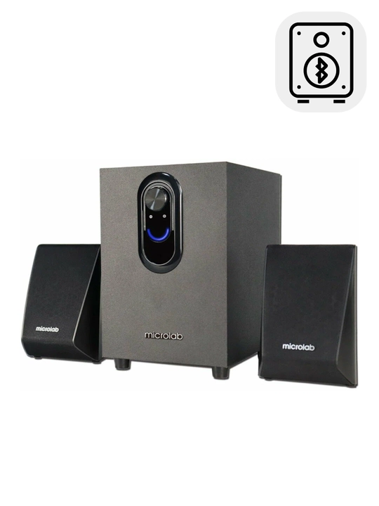 Sambufer Microlab COOUL118BT / 2.1 / 11 Вт RMS (2×3 Вт + 5 Вт) / Bluetooth/AUX/MDF korpus - 